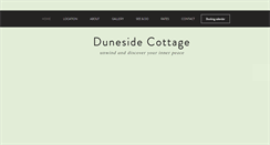 Desktop Screenshot of dunesidecottage.com